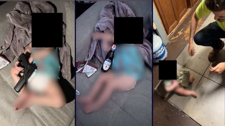 DeLeon Springs Toddlers Photographed with Gun, Beer, Marijuana — Arrested